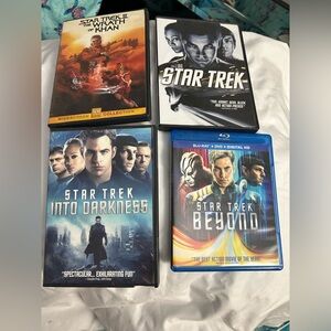 Lot of 4 Star Trek Movies/DVD